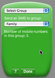 Widget Select Group