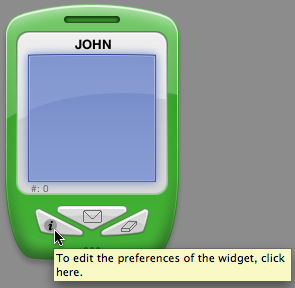 Send SMS Dashboard Widget
